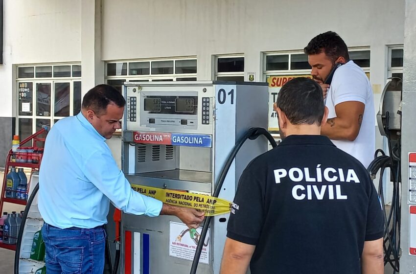  Operação conjunta da Decon, ANP e CPI dos Explosivos e Combustíveis interdita três postos na Região Metropolitana