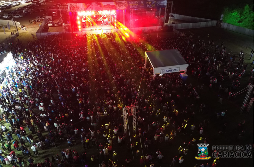  Cariacica 133 anos: Gabriela Rocha, Pr. Lucas e Wellington Silva emocionam público na primeira noite de shows em comemoração ao aniversário da cidade