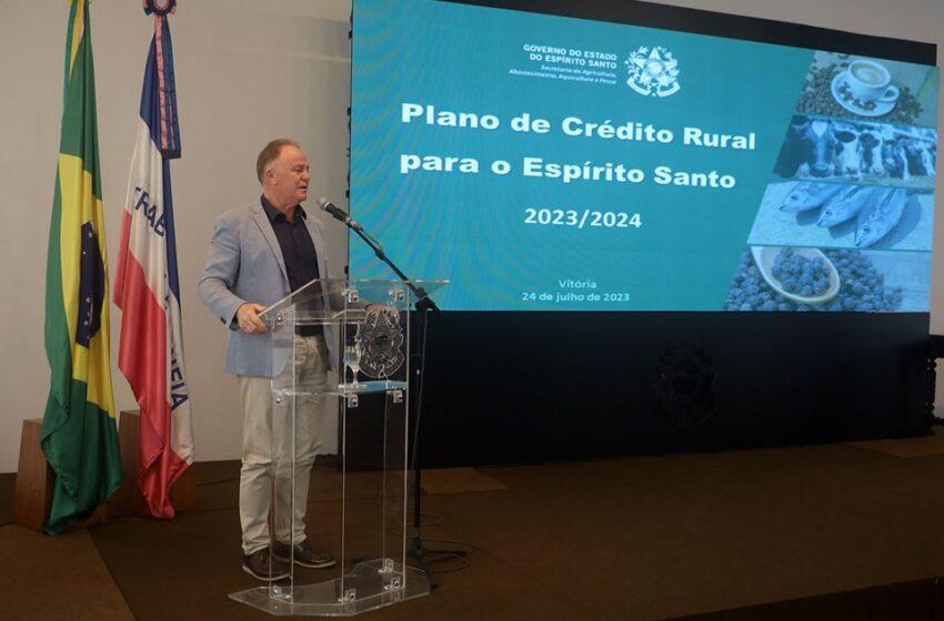  Governo do Estado lança Plano de Crédito Rural com valor recorde para a safra 2023/2024