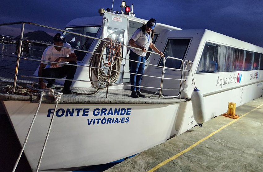  Aquaviário: viagens noturnas partindo de Cariacica começaram nesta segunda-feira (29)