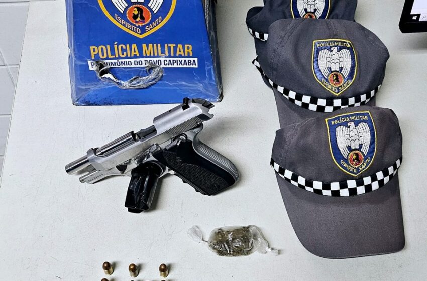  Arma é apreendida durante operação de trânsito em Manguinhos