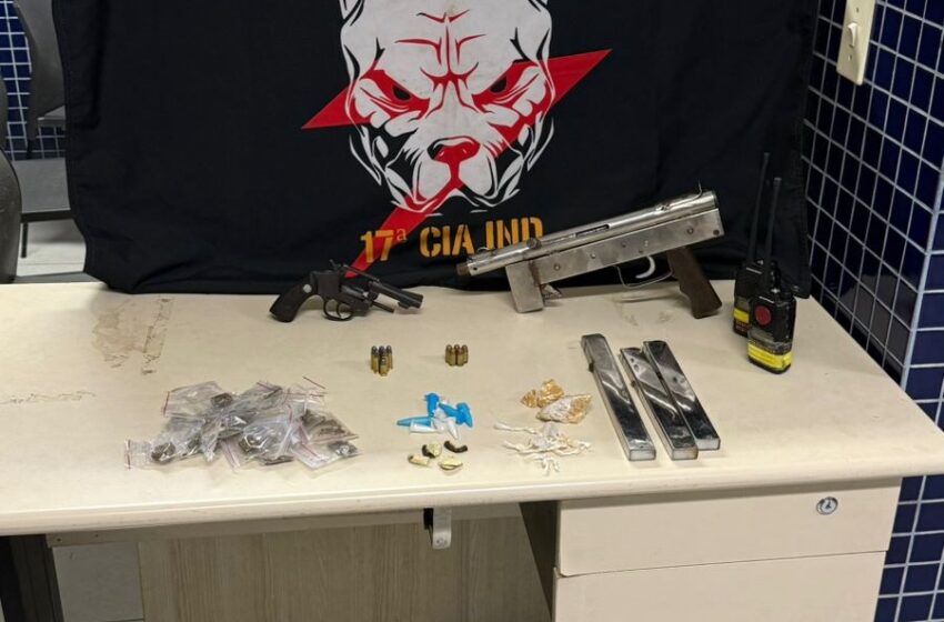  Força Tática da 17ª Companhia Independente realiza apreensão de armas em bairros de Vila Velha