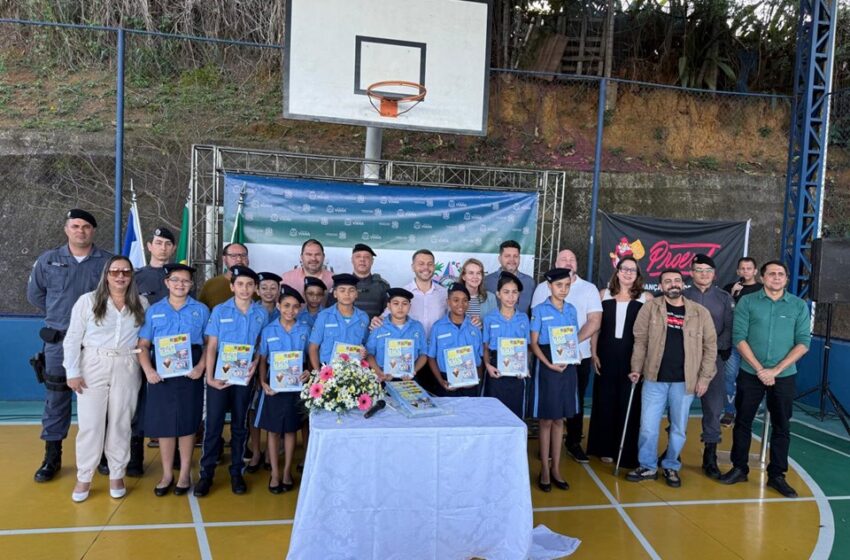  Polícia Militar e Prefeitura de Viana lançam Programa Educacional de Resistência às Drogas (Proerd)