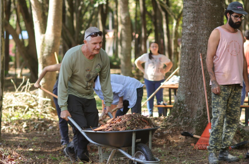 Parque Cultural Casa do Governador realiza mutirão de plantio e colheita na agrofloresta nesta terça (7)
