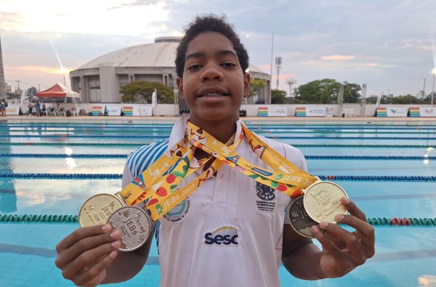 Estado encerra primeiro bloco de disputa dos Jogos Escolares Brasileiros com nove medalhas