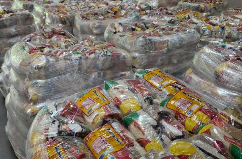  Sesc Mesa Brasil recebe doação de mais de 24 toneladas de alimentos no início de 2026