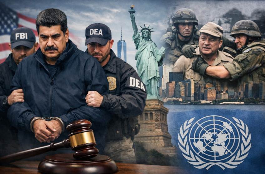  Captura e prisão de Nicolás Maduro nos EUA reacende debate sobre legalidade internacional e “precedente Noriega”