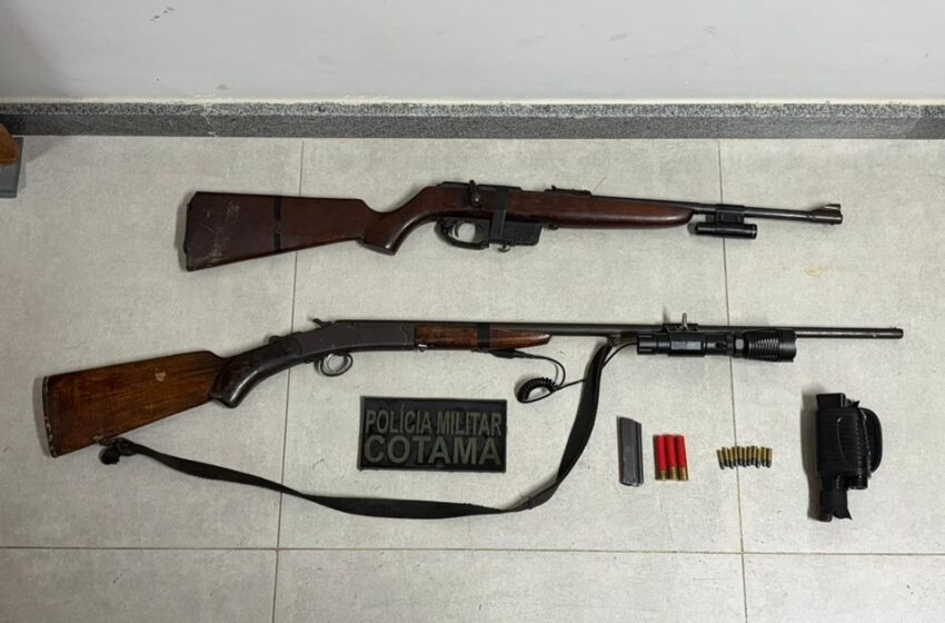  COTAMA apreende arma de forgo em Santa Teresa