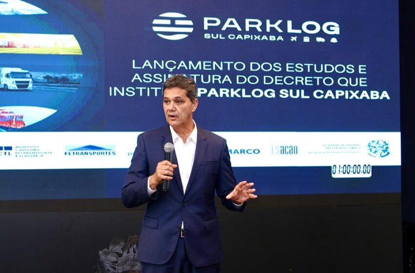  Governador Ricardo assina decreto e lança estudos do ParkLog Sul Capixaba