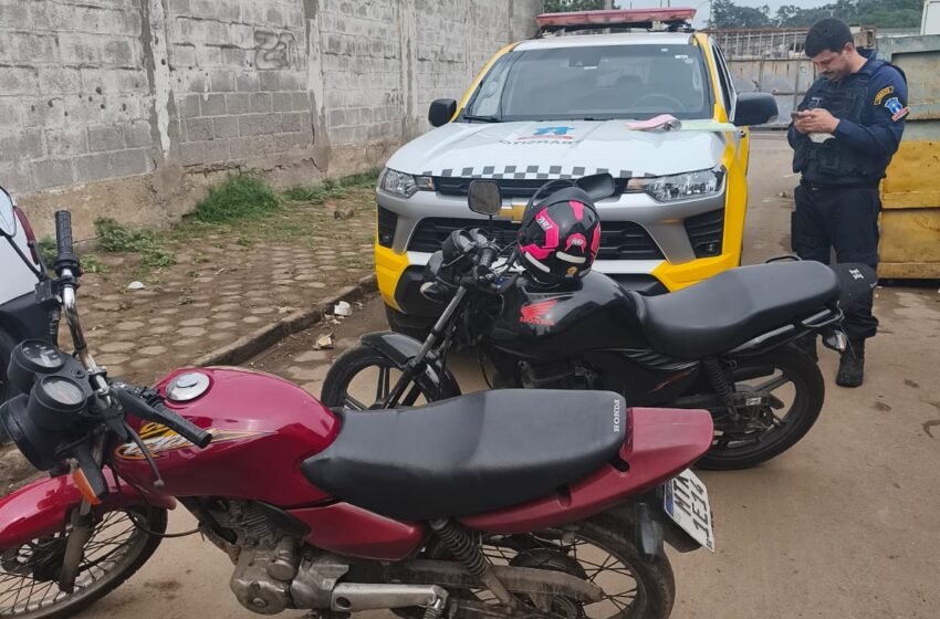  Inspetoria de Trânsito recupera duas motos com restrição de furto e roubo